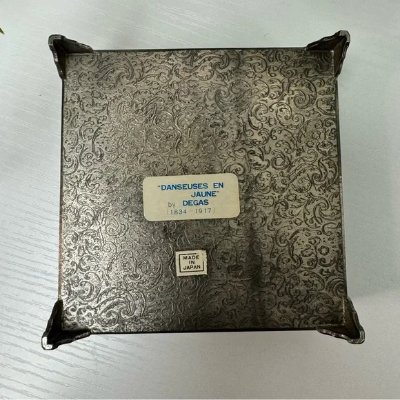 Vintage Jewelry - Trinket Box "Danseuses En Jaune" - Picture 4 of 11